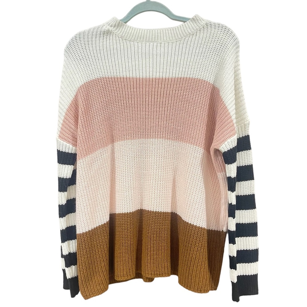 NWOT Oversized Color Block Sweater